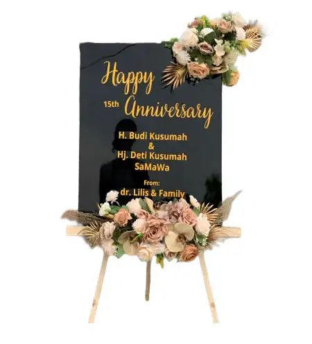 Papan Bunga Akrilik Kenanti