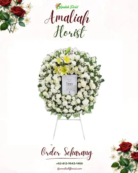 Krans Bunga Duka Kenanti