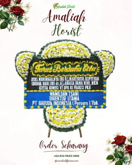 Papan Bunga Duka Kenanti